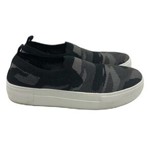 Cushionaire Memory Foam Women's Camo Knit Sneakers Size 7.5M Slip On Cas…